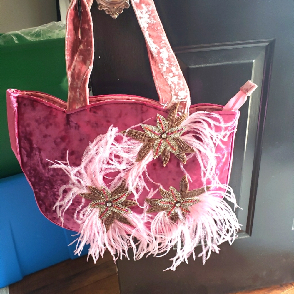 Velvet bag/ purse